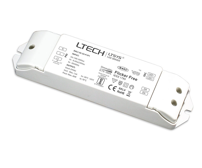 Transformateur LED 36W variable DALI + PUSH (ref.75 036 24) – DichrOLED